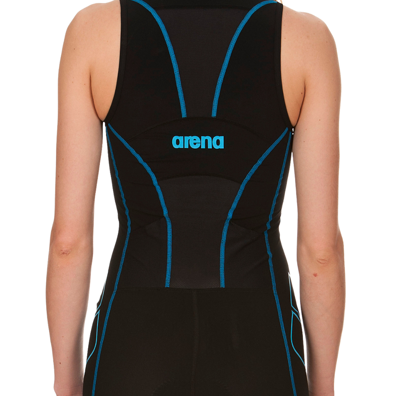 Traje Triatlon Trisuit ST Preto/Azul arena