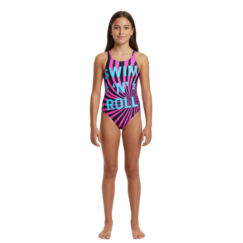 Maiô de Natação Infantil Maxlife Swim&Roll arena