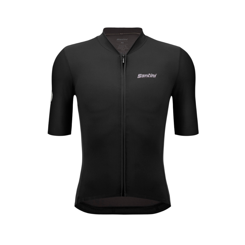 Camisa Ciclismo Unissex Compass Preto Santini