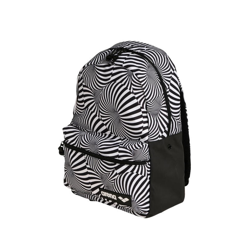 Mochila Team Backpack Allover 30L Preto e Branco arena