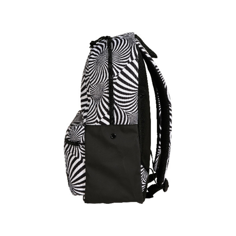 Mochila Team Backpack Allover 30L Preto e Branco arena
