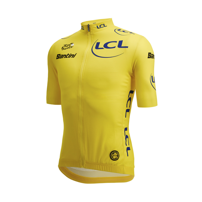 Camisa Ciclismo Masculino Fan Line Tour de France Leader Oficial Amarelo Santini