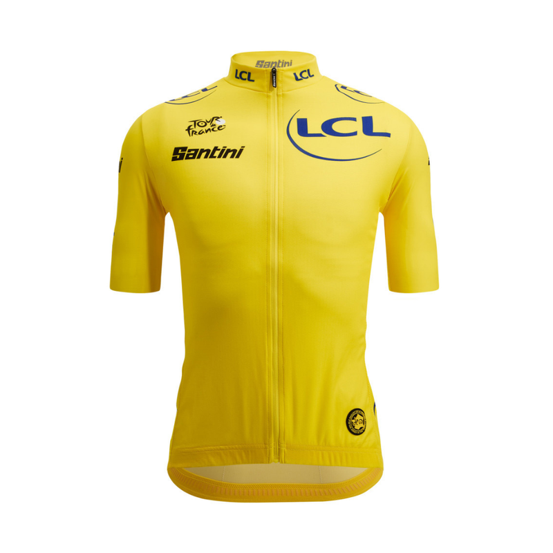 Camisa Ciclismo Masculino Fan Line Tour de France Leader Oficial Amarelo Santini