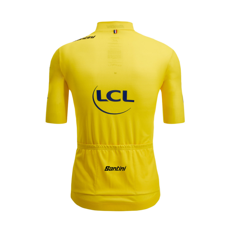 Camisa Ciclismo Masculino Fan Line Tour de France Leader Oficial Amarelo Santini
