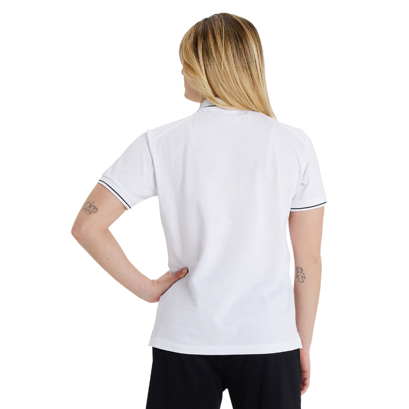 Camiseta Polo Team Solid Branco arena