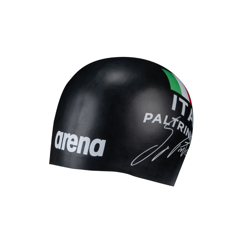 Touca de Natação Athletes Signature Gregorio Paltrinieri Preto arena