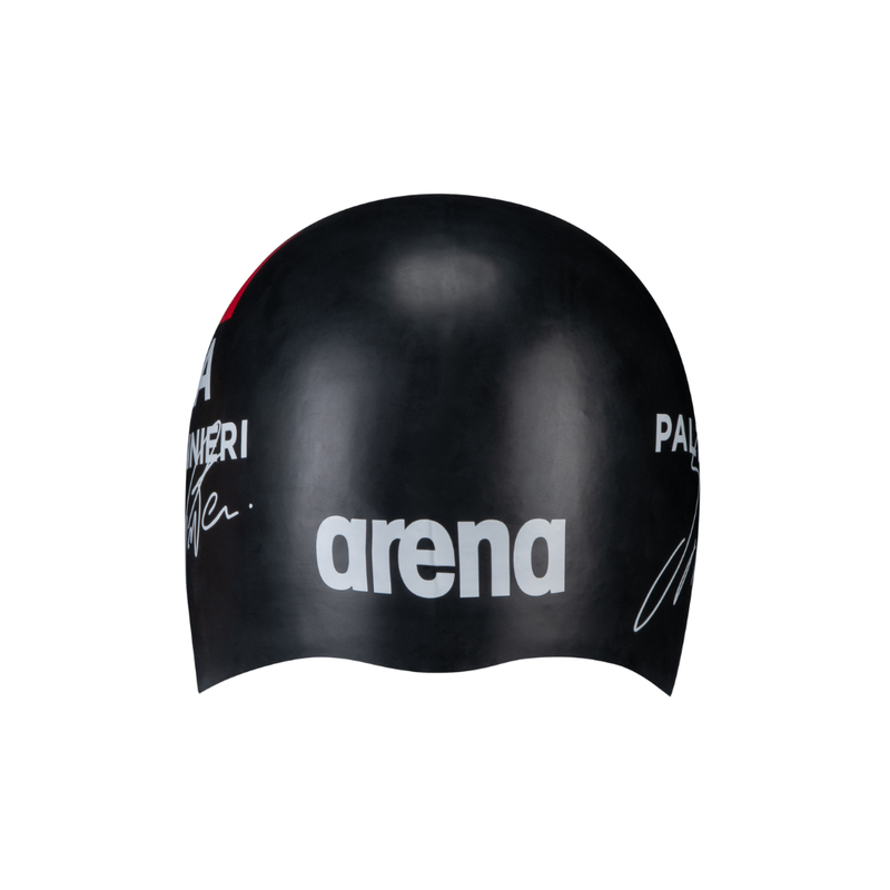 Touca de Natação Athletes Signature Gregorio Paltrinieri Preto arena