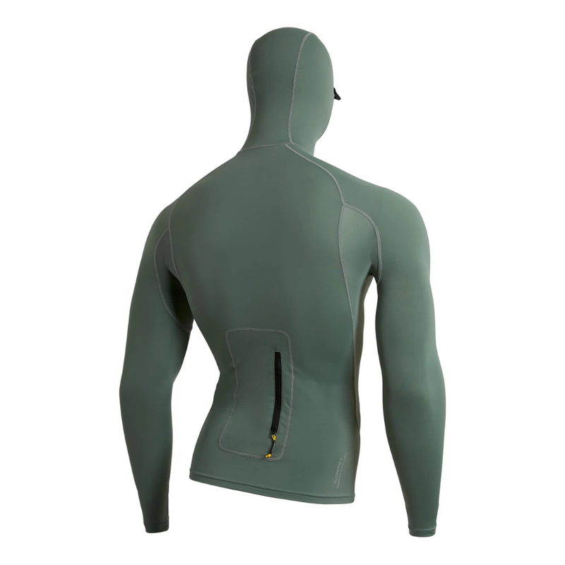 Rashguard Utility Pocket com Capuz Salvia Florence