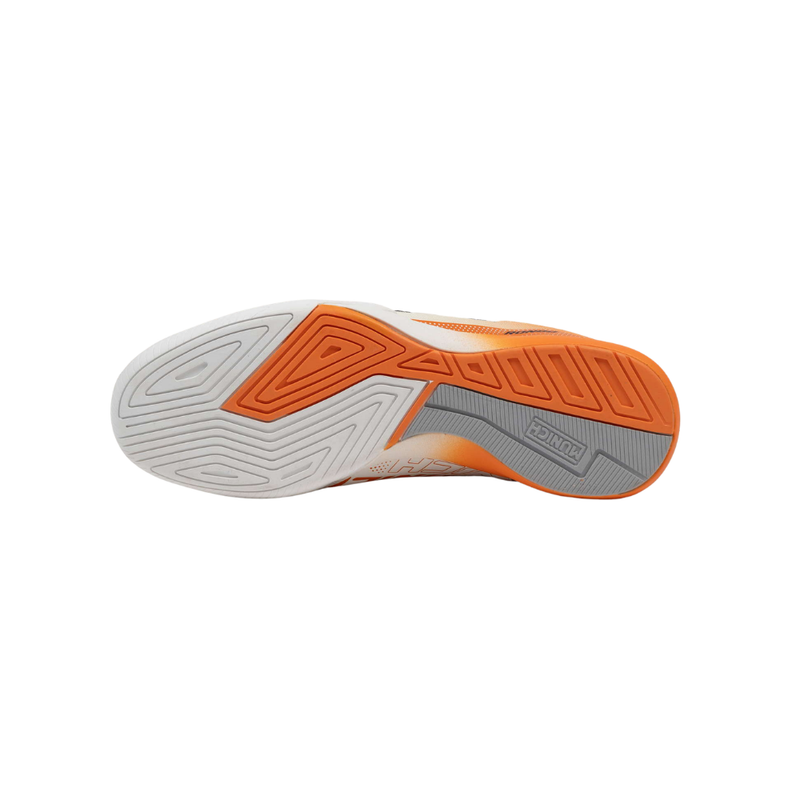 Chuteira Futsal Rondo Cinza/Laranja Munich