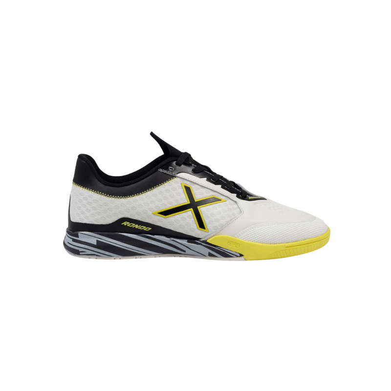 Chuteira Futsal Rondo Branco/Preto Munich