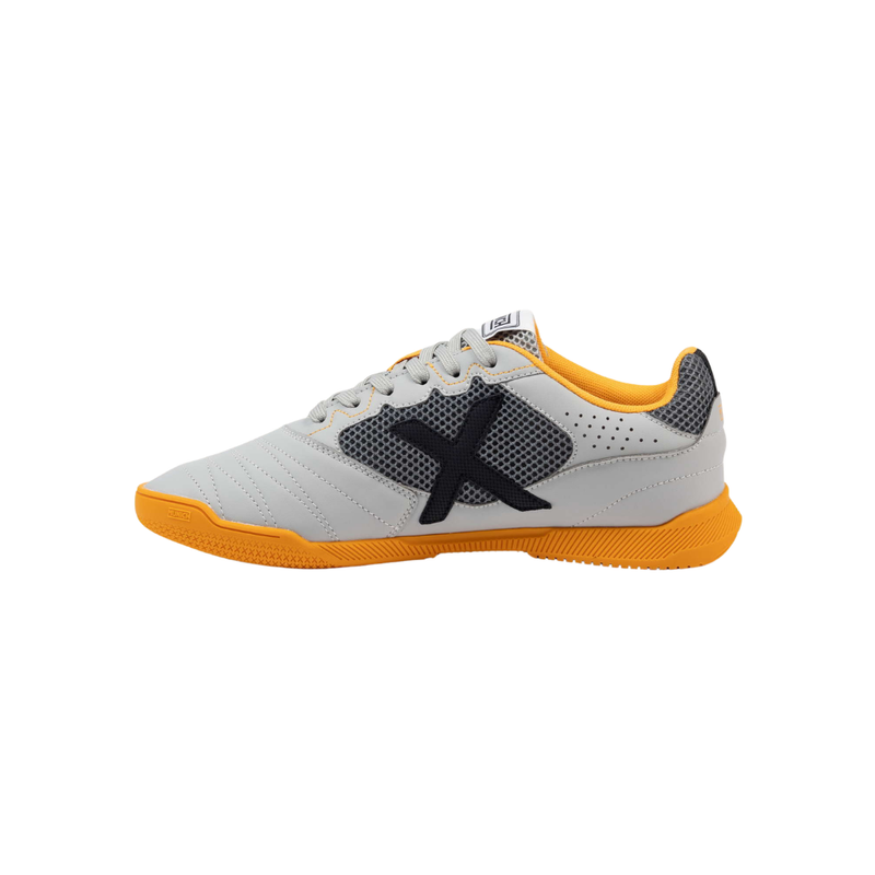 Chuteira Futsal Debut 04 Cinza/Laranja Munich
