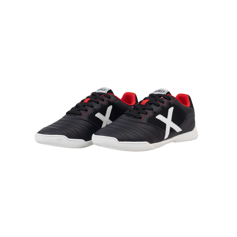 Chuteira Futsal Debut 03 Preto/Vermelho Munich