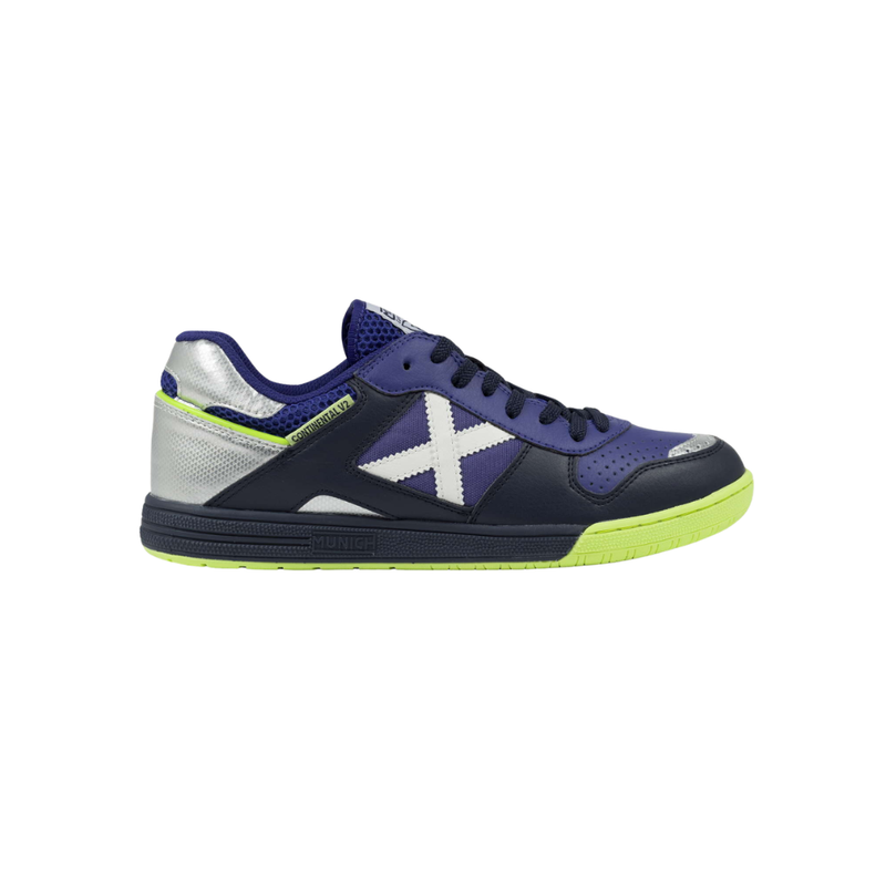 Chuteira Futsal Continental V2 66 Azul Munich