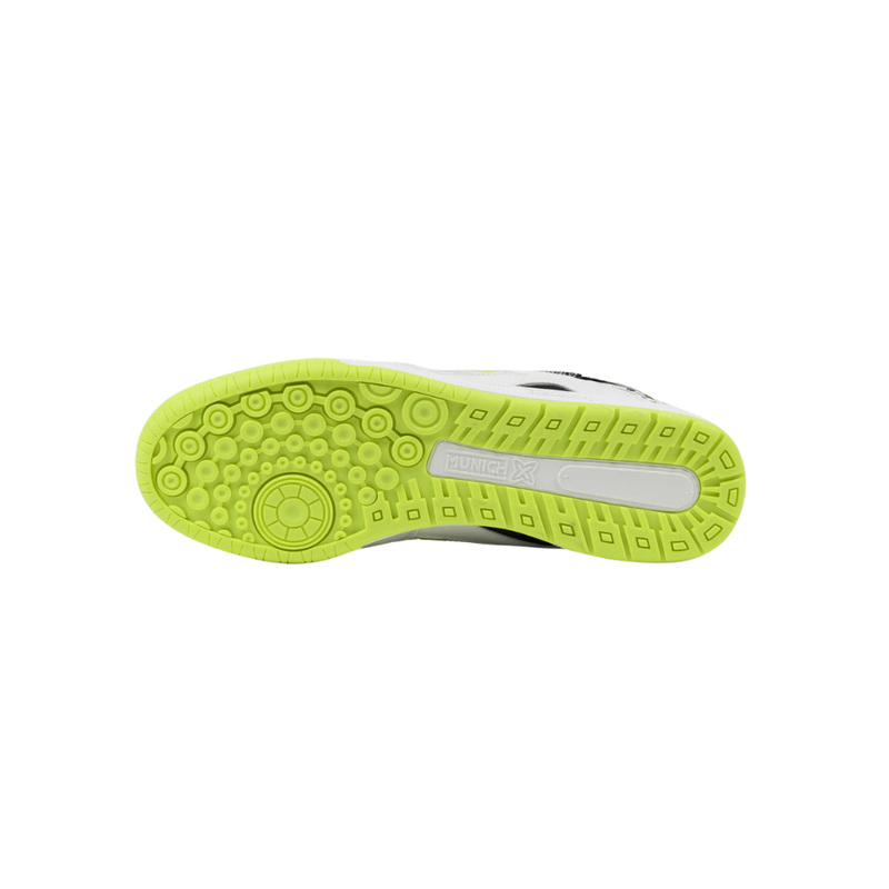 Chuteira Futsal Continental V2 67 Branco/Amarelo Munich