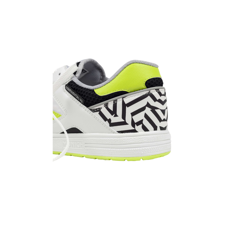 Chuteira Futsal Continental V2 67 Branco/Amarelo Munich