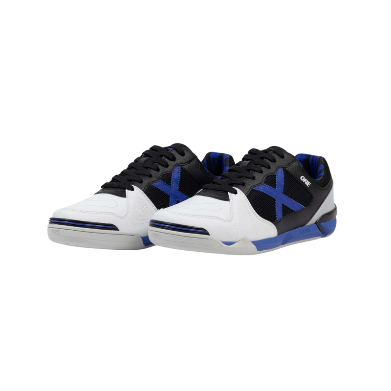 Chuteira Futsal One Preto/Azul Munich