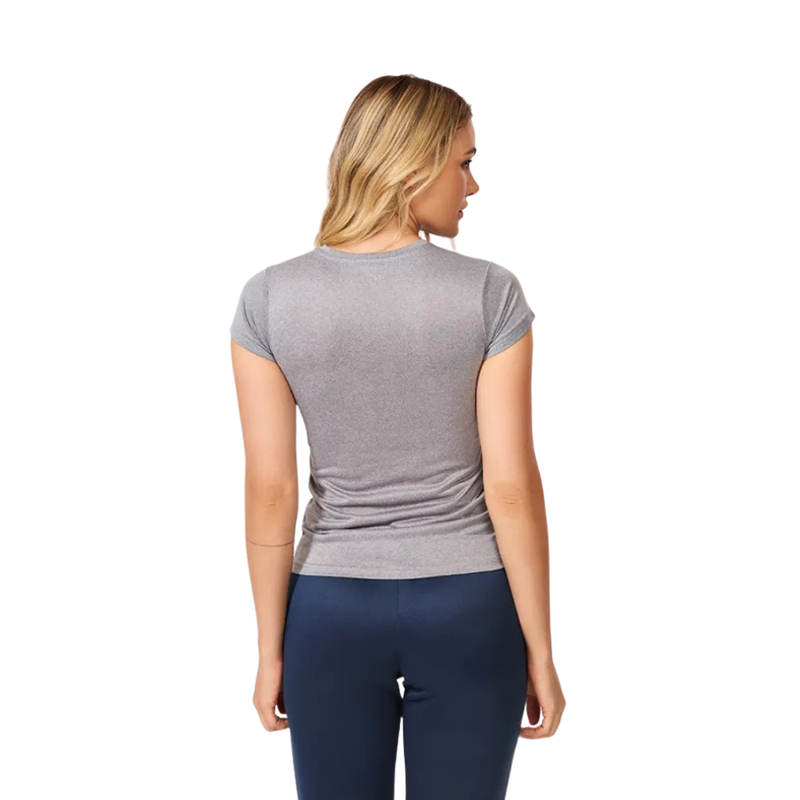 Camiseta Manga Curta Combi Feminina Cinza Joma