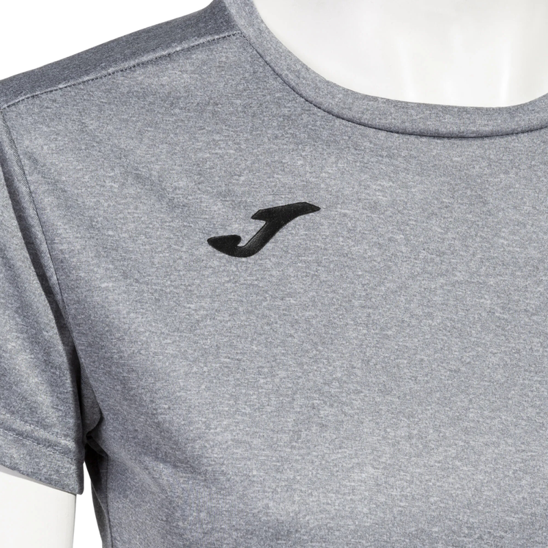 Camiseta Manga Curta Combi Feminina Cinza Joma