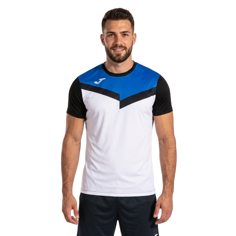 Camiseta Manga Curta Court Short Sleeve Preto Joma