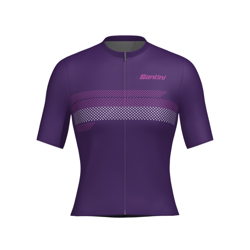 Camisa Ciclismo Feminino Latam Horizon Lilás Santini
