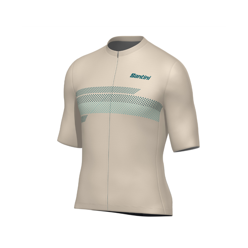 Camisa Ciclismo Masculino Latam Horizon2 Bege Santini
