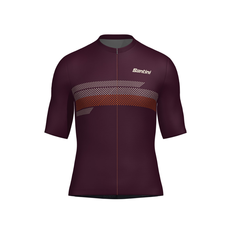 Camisa Ciclismo Masculino Latam Horizon2 Bordô Santini