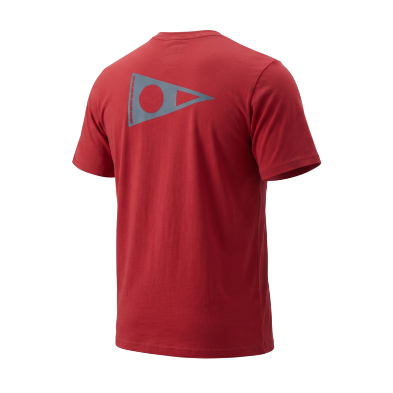 Camiseta Manga Curta Crew Vermelho Florence