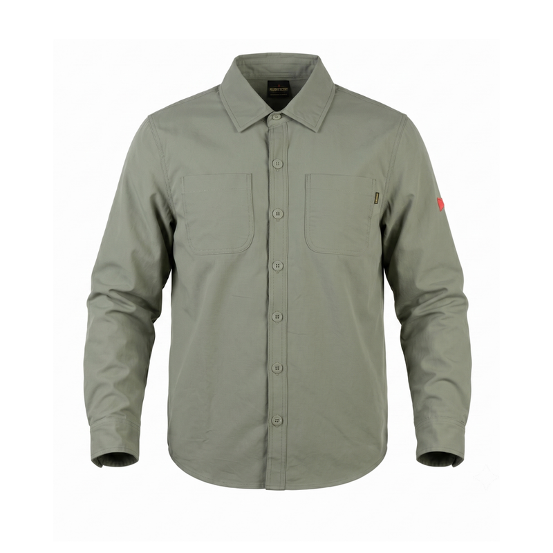 Camisa Manga Longa Forrada Utility S1 Verde Florence