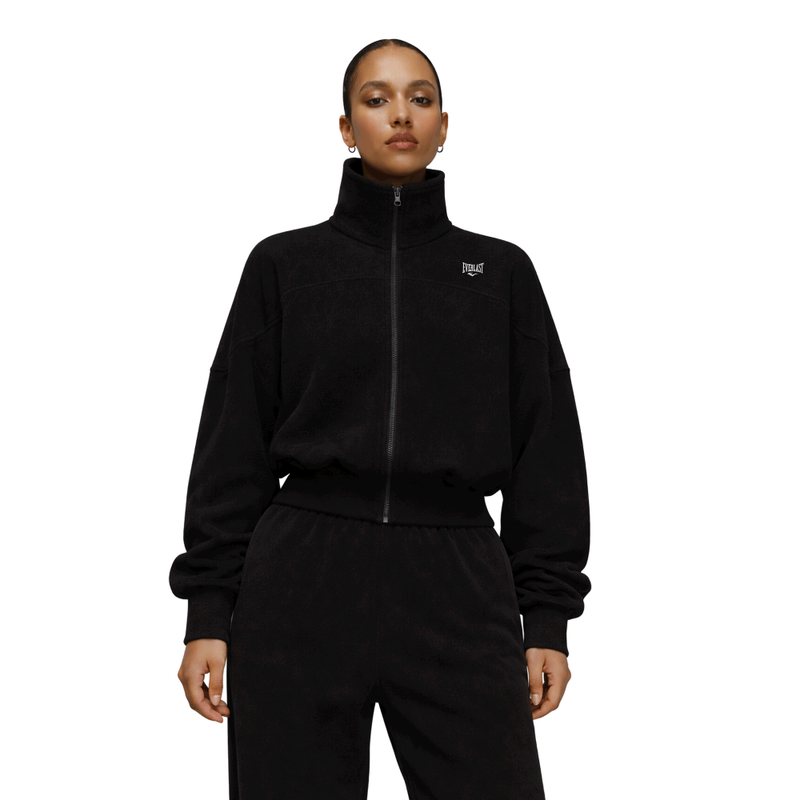 Blusão Zíper Flowy Preto Everlast