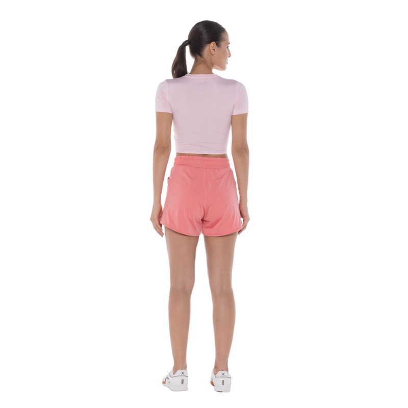 Camiseta Cropped Belaa Rosa Everlast