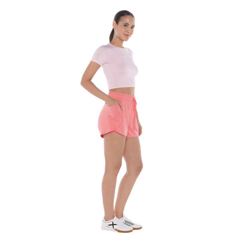 Camiseta Cropped Belaa Rosa Everlast