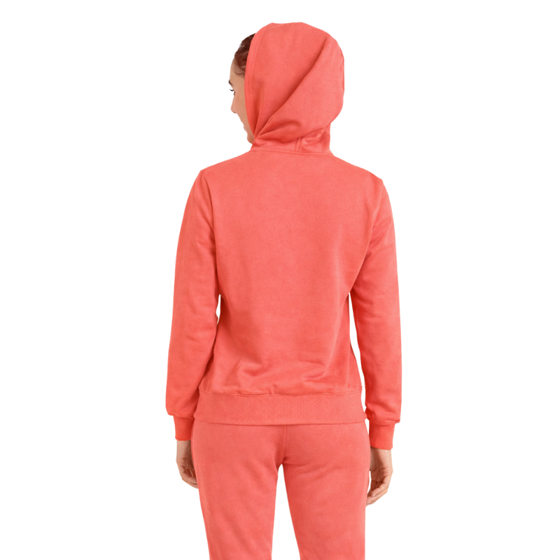 Moletom com Capuz Essentials Small Logo Coral Everlast