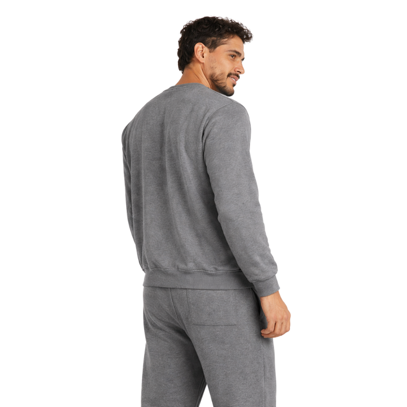 Moletom Careca Essentials Big Logo Chumbo Everlast