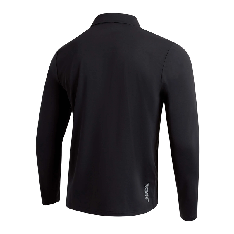 Camisa Polo Manga Longa Airtex Preto Florence