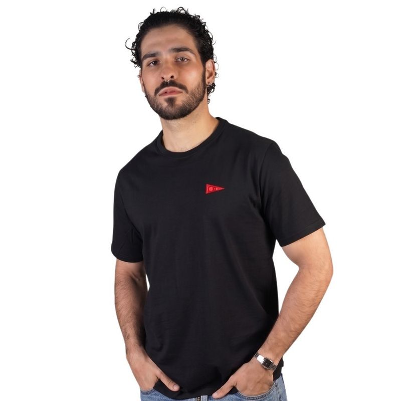 Camiseta Manga Curta Burgee Preto Florence