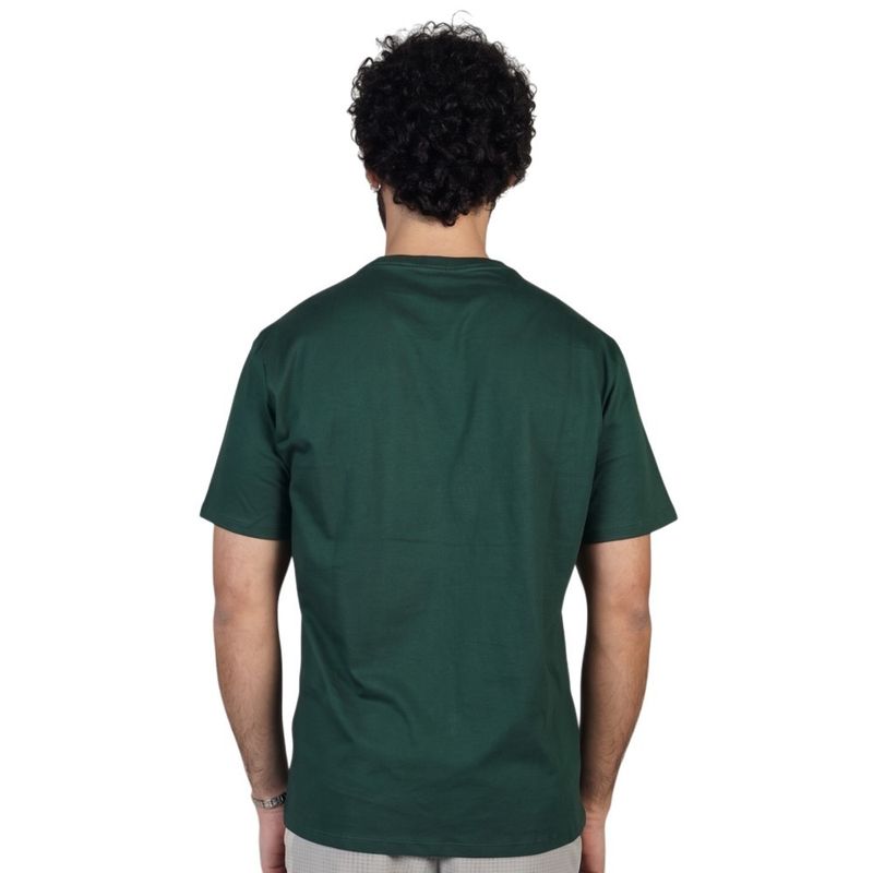 Camiseta Manga Curta Crew Verde Musgo Florence