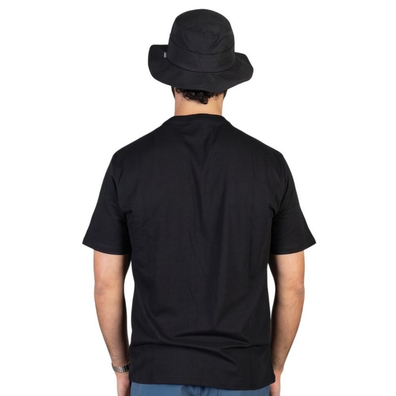 Camiseta Manga Curta Crew Preto Florence