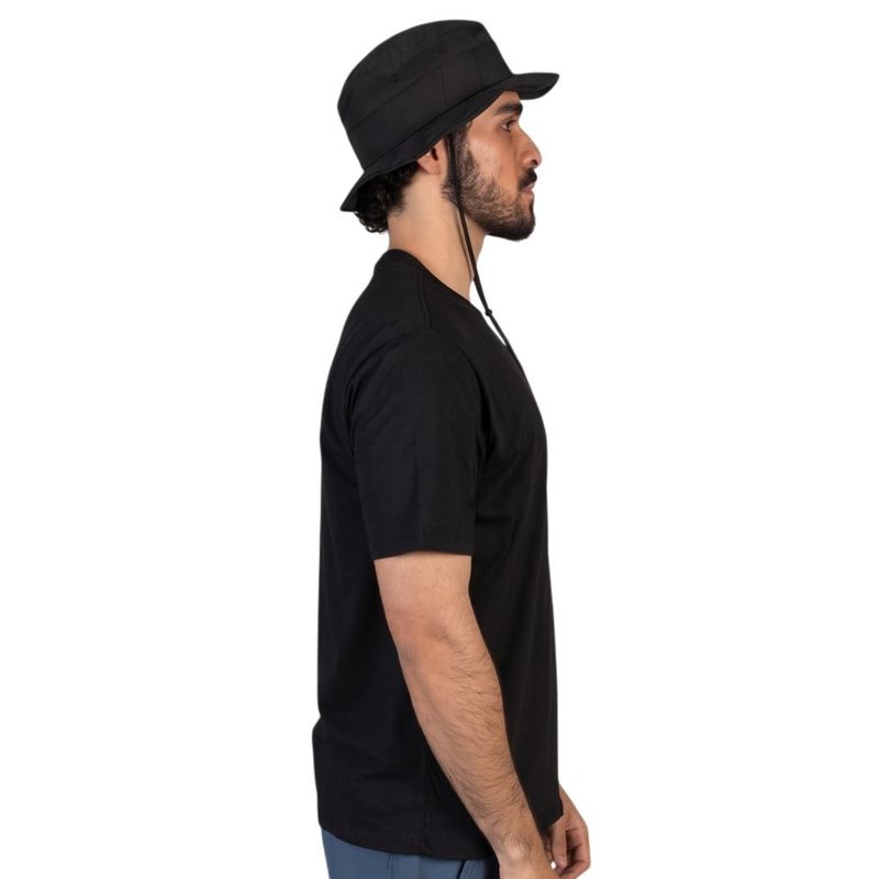 Camiseta Manga Curta Crew Preto Florence