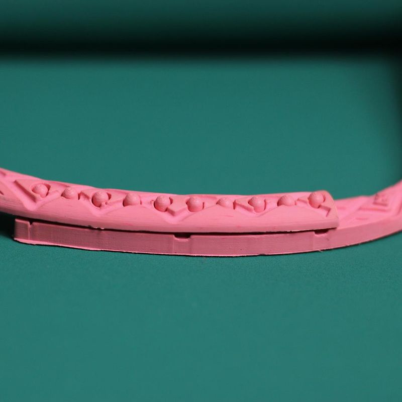 Colar Mini Serpente Salmão