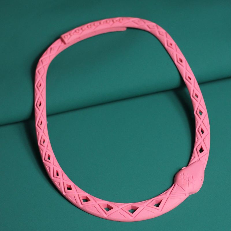 Colar Mini Serpente Salmão