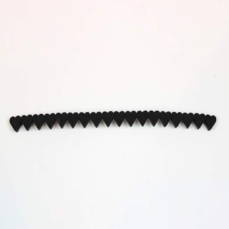 Pulseira Coração Preto