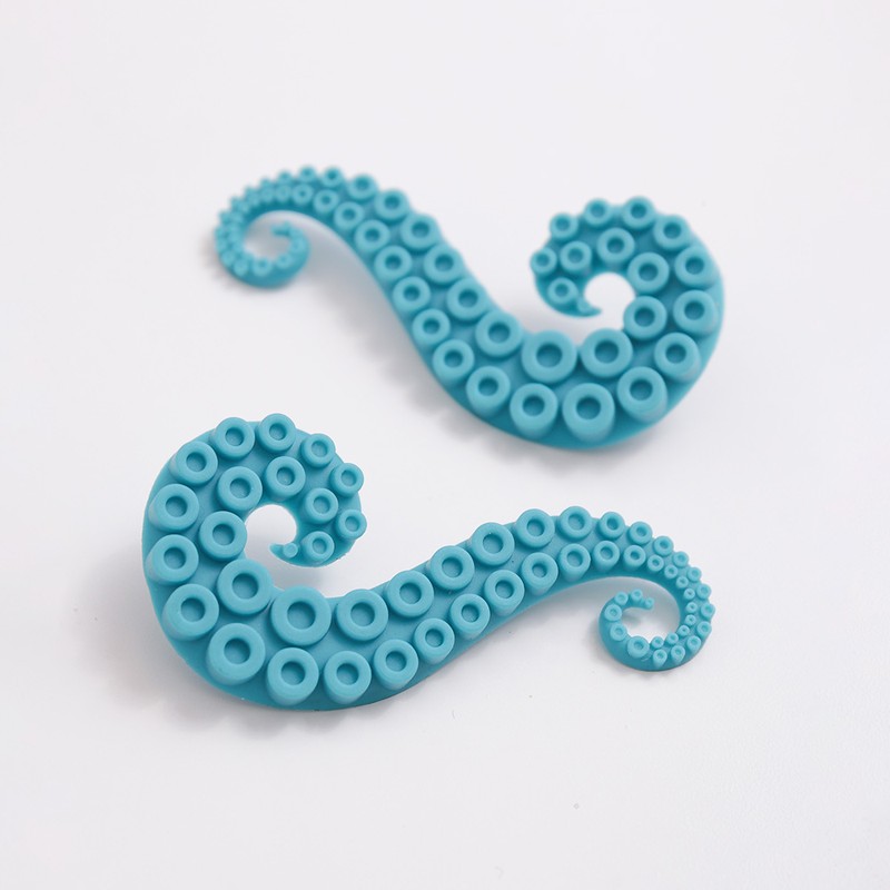 Brinco Octopus Azul Piscina