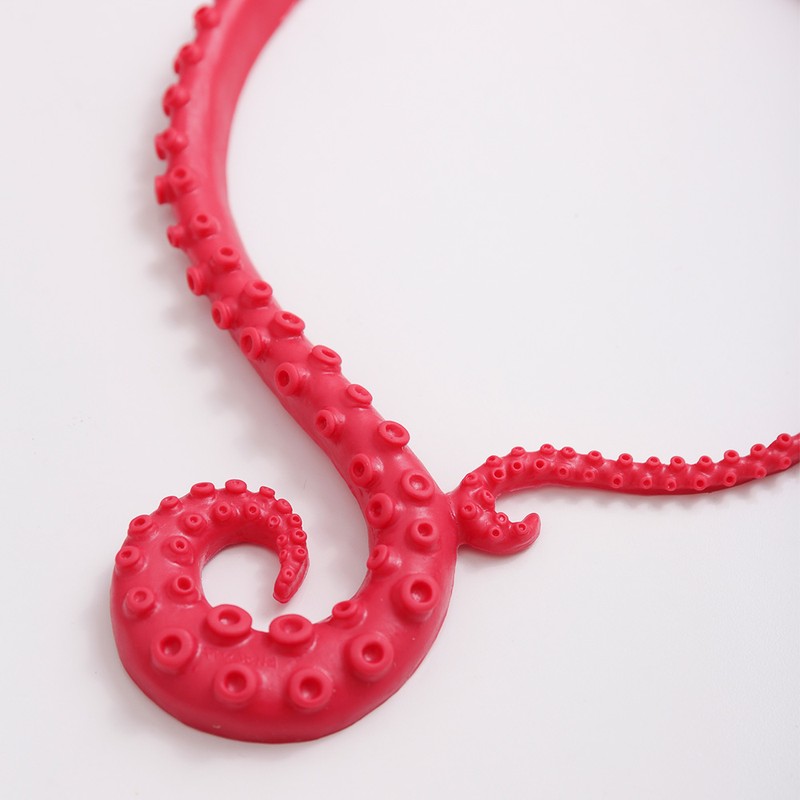 Colar Octopus Vermelho Cereja