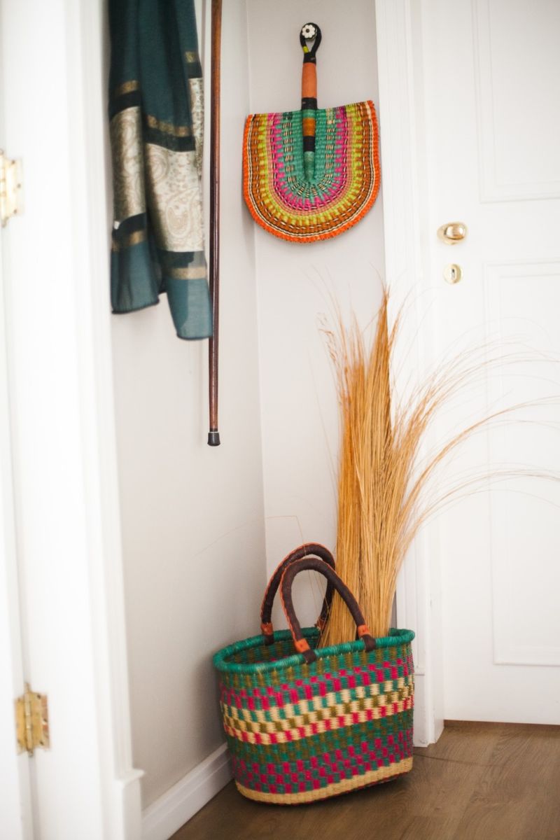 Cesta em Palha Oval