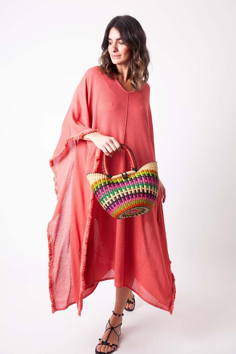 Bolsa de Palha Mini com Fecho