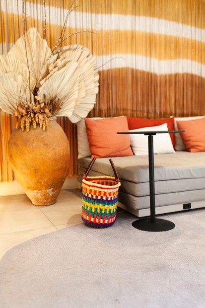 Cesta em Palha Oval
