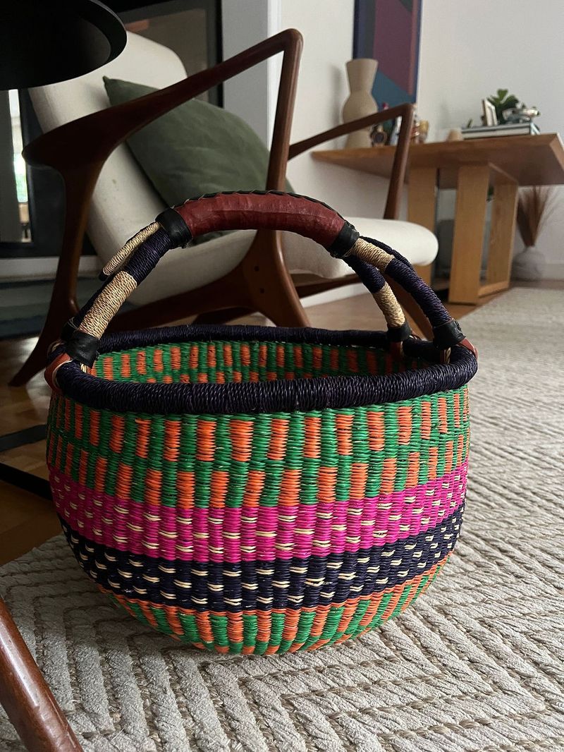 Cesta Decorativa Redonda