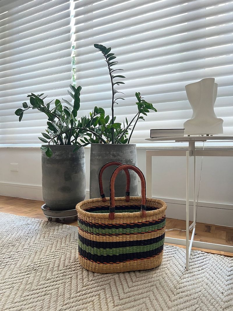 Cesta em Palha Oval