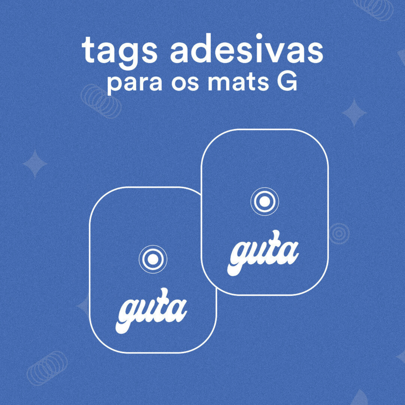 Par de Tags Adesivas para mats G 