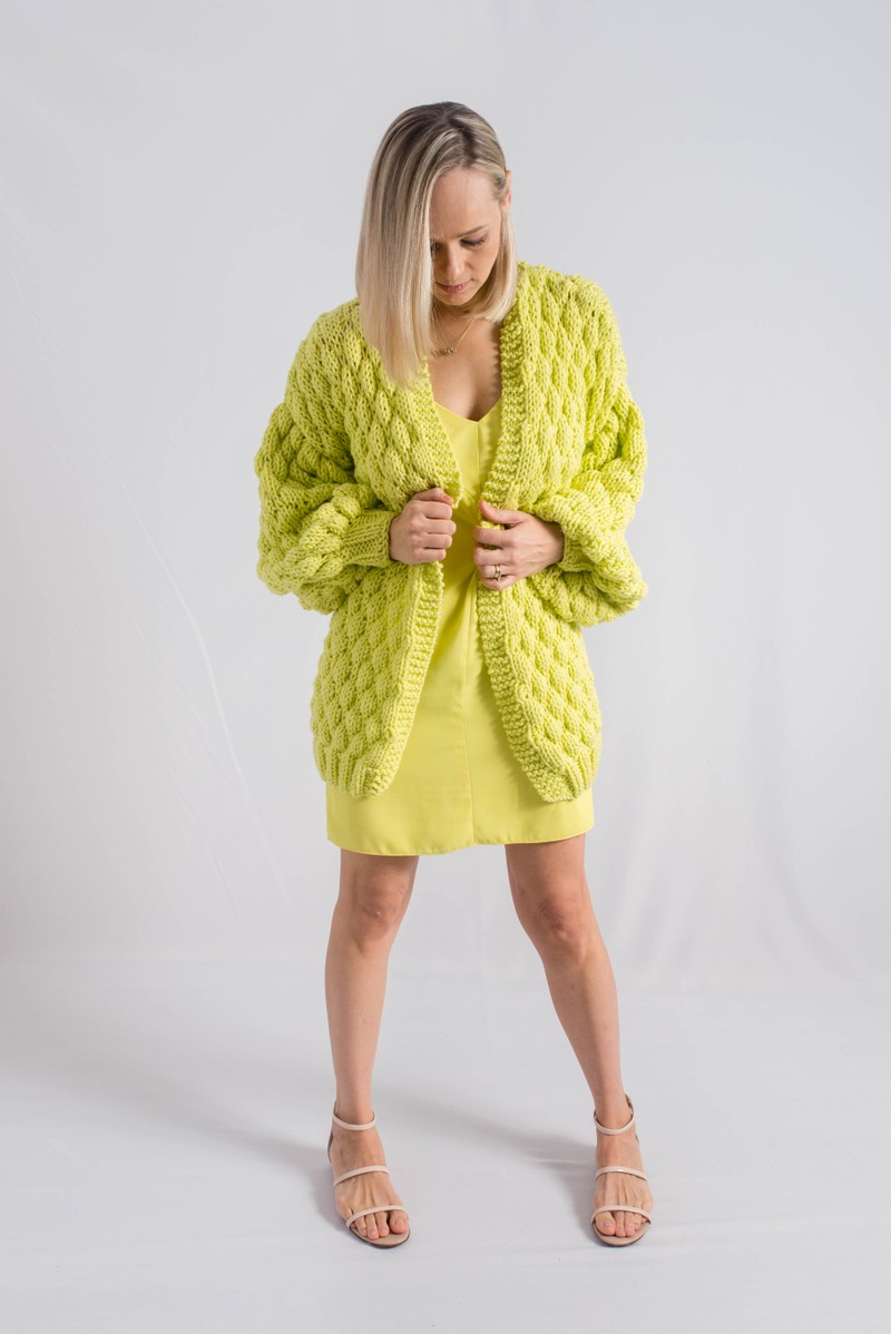 Cardigan Vênus Neon